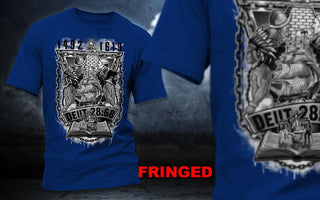 DEUTERONOMY 28:68 FRINGED T-SHIRT