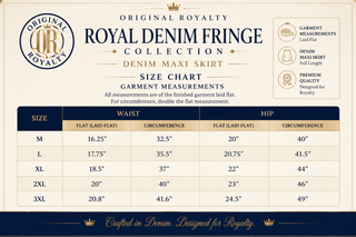 ROYAL DENIM FRINGE COLLECTION