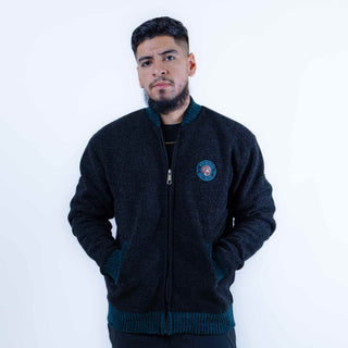 OR FLEECE LINED ZIP CARDIGAN