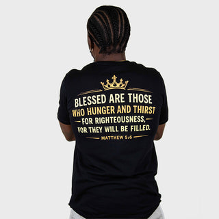 MENS HUNGRY GRAB A SCRIPT TEE