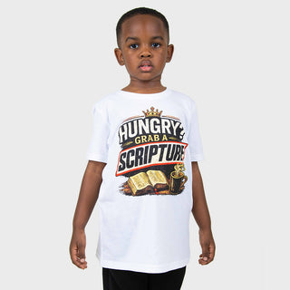 YOUTH HUNGRY GRAB A SCRIPT TEE