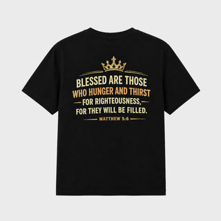 MENS HUNGRY GRAB A SCRIPT TEE