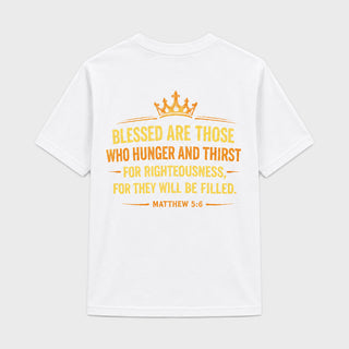 MENS HUNGRY GRAB A SCRIPT TEE
