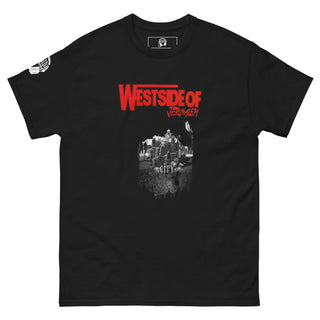 SIN CITY SAINTS - WEST OF JERUSALEM ALBUM - T-SHIRT (MULTI-COLOR)