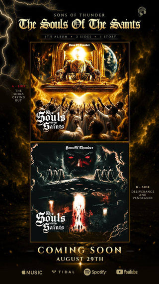 SONS OF THUNDER - THE SOULS OF THE SAINTS (DOUBLE MP3 ALBUM)