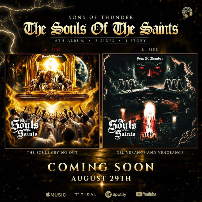 SONS OF THUNDER - THE SOULS OF THE SAINTS (DOUBLE MP3 ALBUM)
