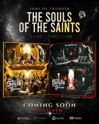 SONS OF THUNDER - THE SOULS OF THE SAINTS (DOUBLE MP3 ALBUM)