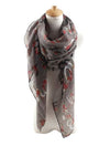 LOVE LETTER PRINT OBLONG SCARF