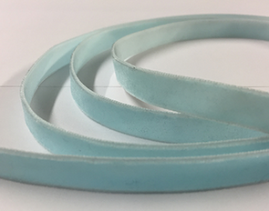 LIGHT BLUE VELVET RIBBON