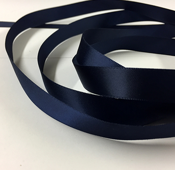 NAVY BLUE SATIN RIBBON