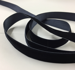 NAVY BLUE VELVET RIBBON