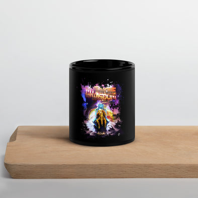 ABIDAN'S ALBUM - MY THRONE MY WISDOM - BLACK GLOSSY MUG