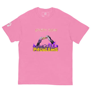BENZION JUDAH - PURPLE PROBLEMS - T-SHIRT (MULTI-COLOR)