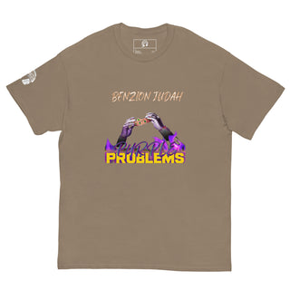 BENZION JUDAH - PURPLE PROBLEMS - T-SHIRT (MULTI-COLOR)
