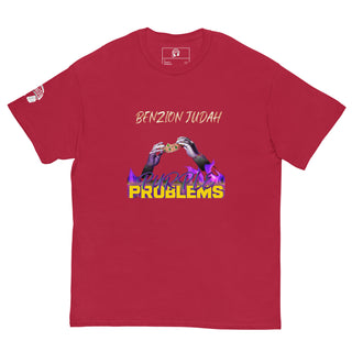 BENZION JUDAH - PURPLE PROBLEMS - T-SHIRT (MULTI-COLOR)