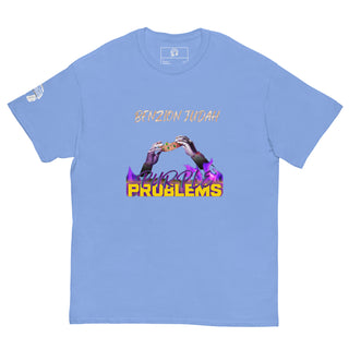BENZION JUDAH - PURPLE PROBLEMS - T-SHIRT (MULTI-COLOR)