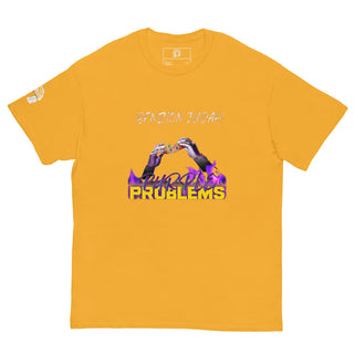 BENZION JUDAH - PURPLE PROBLEMS - T-SHIRT (MULTI-COLOR)