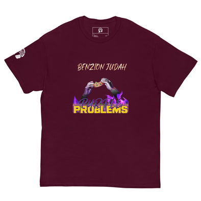 BENZION JUDAH - PURPLE PROBLEMS - T-SHIRT (MULTI-COLOR)