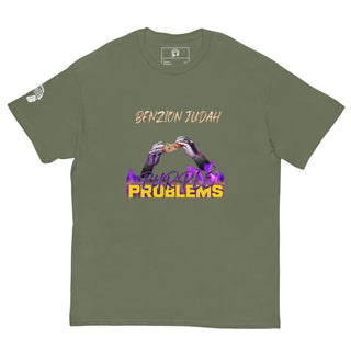 BENZION JUDAH - PURPLE PROBLEMS - T-SHIRT (MULTI-COLOR)