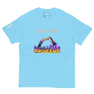 BENZION JUDAH - PURPLE PROBLEMS - T-SHIRT (MULTI-COLOR)