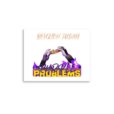 BENZION JUDAH - PURPLE PROBLEMS ALBUM - PHOTO POSTER