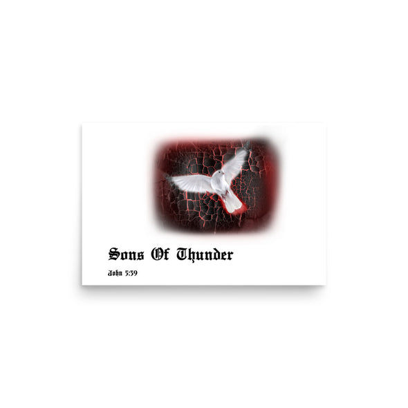 SONS OF THUNDER - JOHN 5:39 ALBUM - PHOTO PAPER POSTER