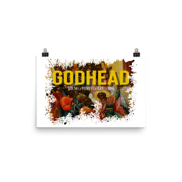 GODHEAD - THESE THREE ARE ONE ALBUM - PHOTO PAPER POSTER