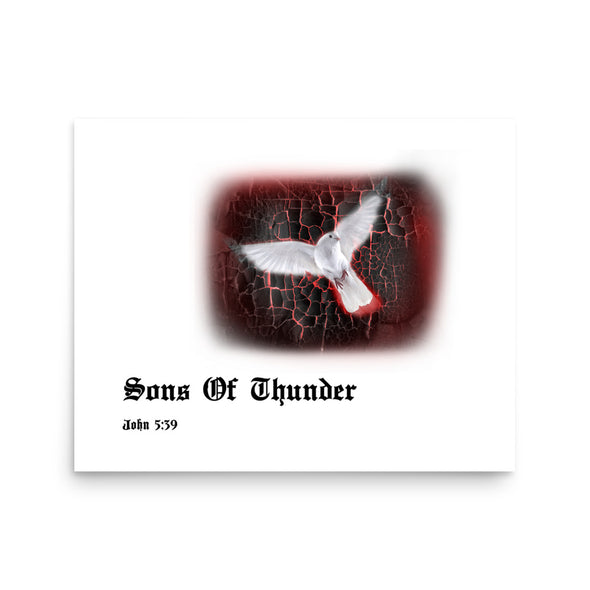 SONS OF THUNDER - JOHN 5:39 ALBUM - PHOTO PAPER POSTER