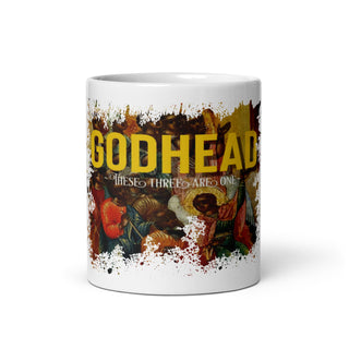 GODHEAD - THESE THREE ARE ONE ALBUM - WHITE GLOSSY MUG