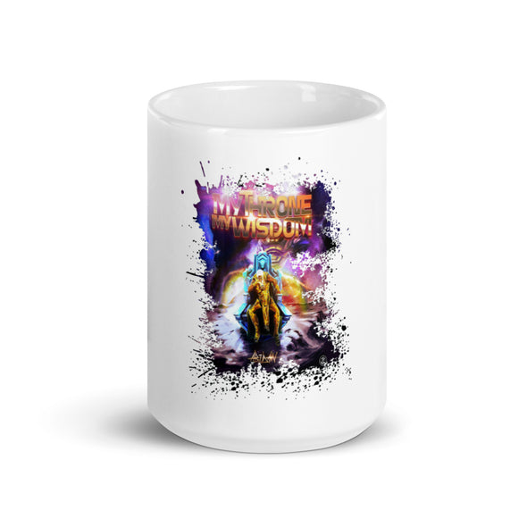 ABIDAN'S ALBUM - MY THRONE MY WISDOM - WHITE GLOSSY MUG