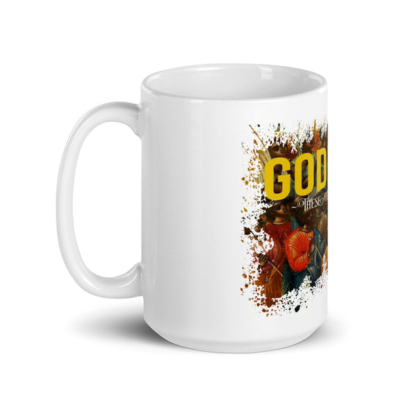 GODHEAD - THESE THREE ARE ONE ALBUM - WHITE GLOSSY MUG