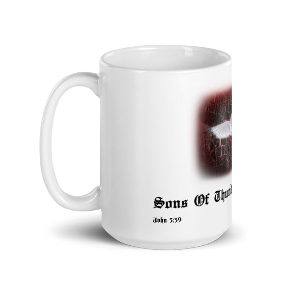 SONS OF THUNDER - JOHN 5:39 ALBUM - WHITE GLOSSY MUG